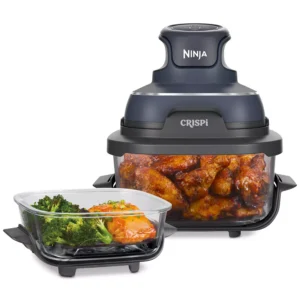 NINJA Crispi 4-in-1 Portable Glass Air Fryer Cooking System