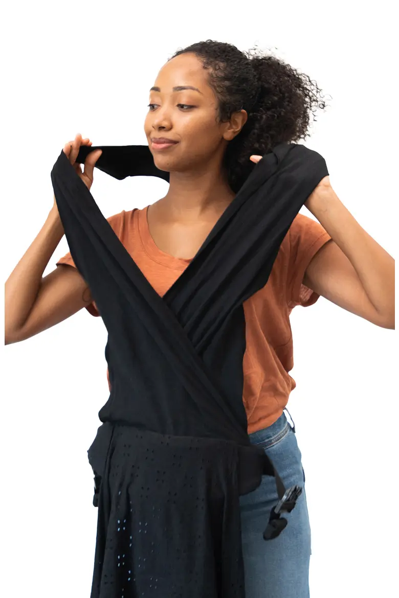 MOBY Embroidered Eyelet Easy-Wrap Baby Carrier - Image 3