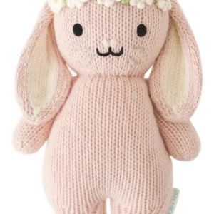 Cuddle+kind Baby Bunny Flower Crown Stuffed Animal