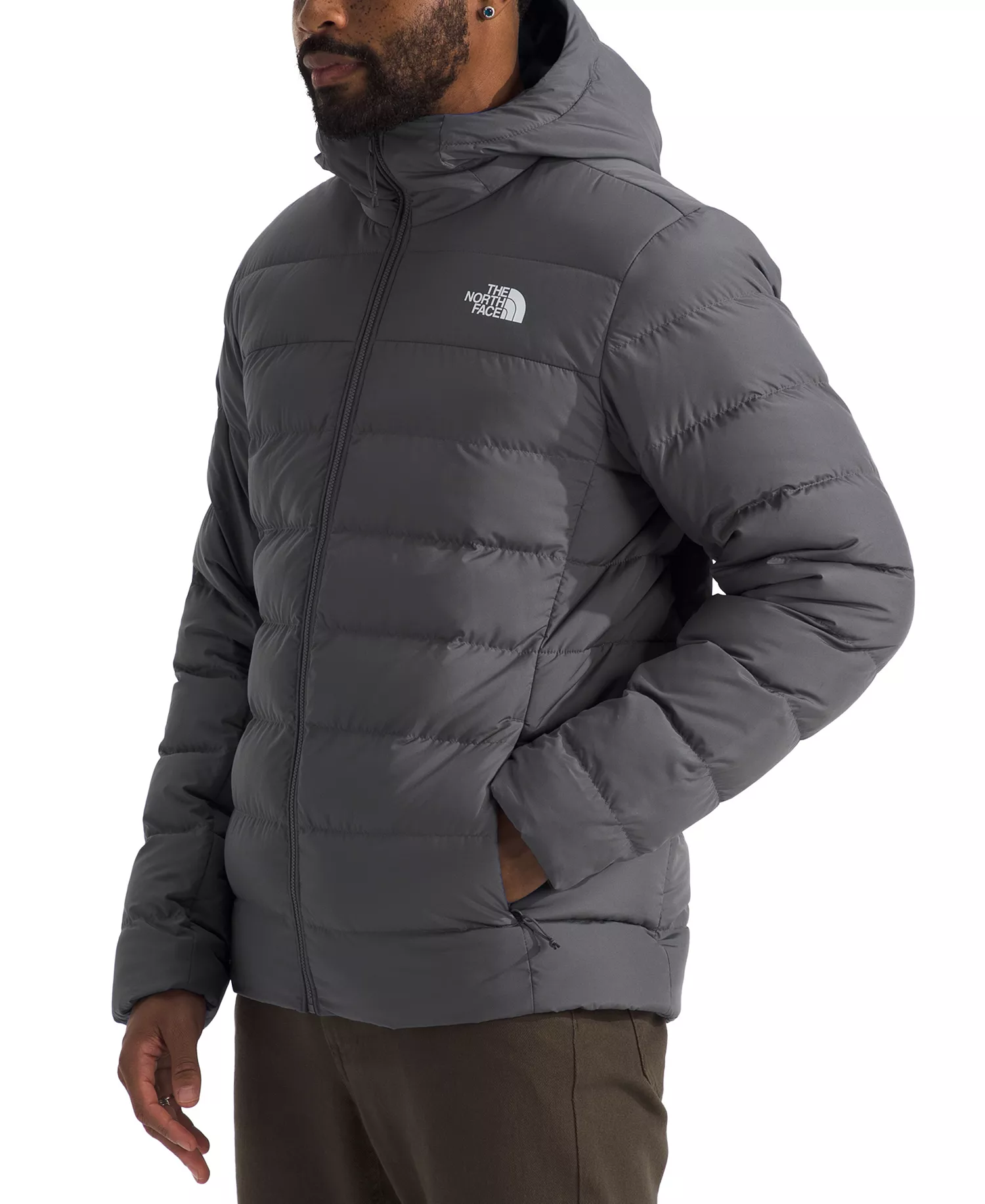 The North Face Men's Aconcagua 3 Zip-Front Hooded Puffer Jacket - Image 4