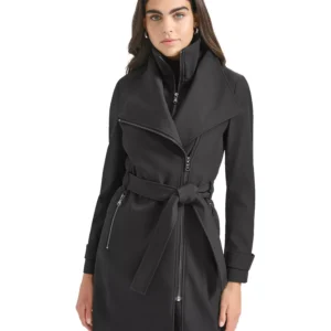 Calvin Klein's Women's Long Sleeve Belted Wrap Coat