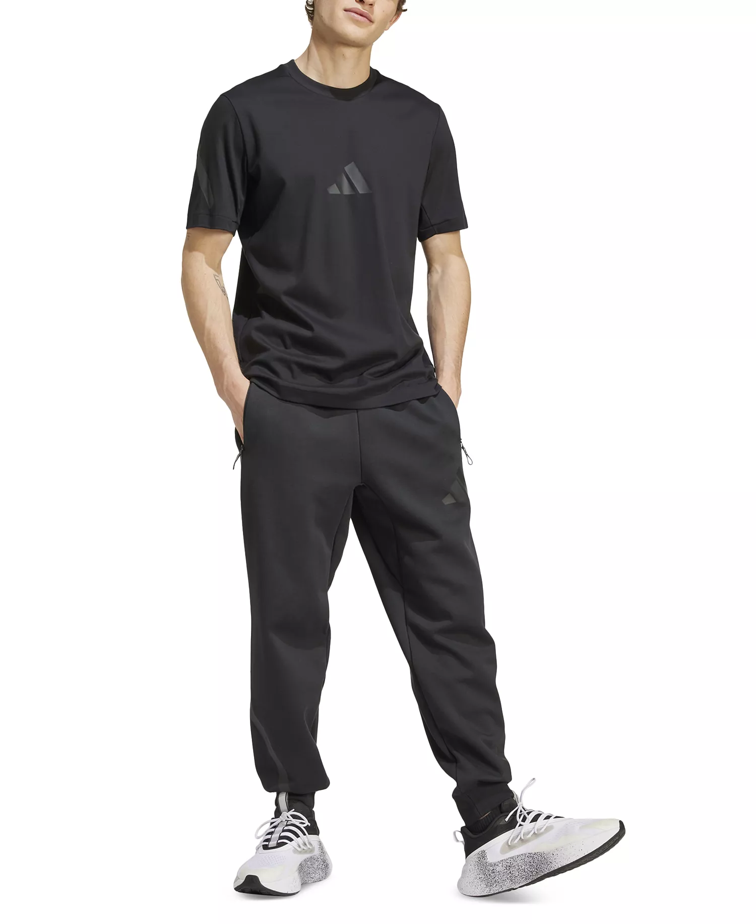 Adidas Men's Z.N.E. Short-Sleeve Crewneck T-Shirt - Image 5