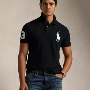 Men's Big Pony Custom Slim Fit Mesh Polo Ralph Lauren