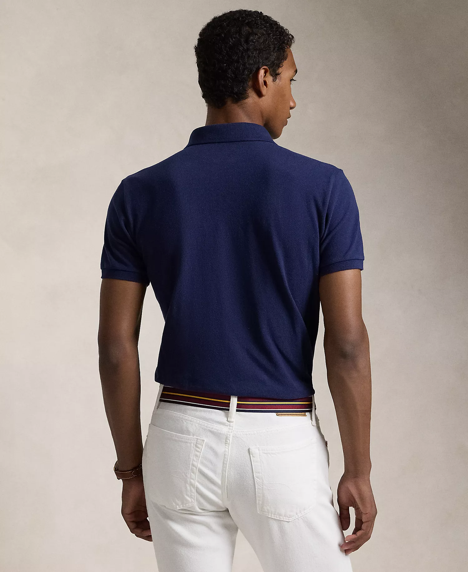 Men's Big Pony Custom Slim Fit Mesh Polo Ralph Lauren - Image 5