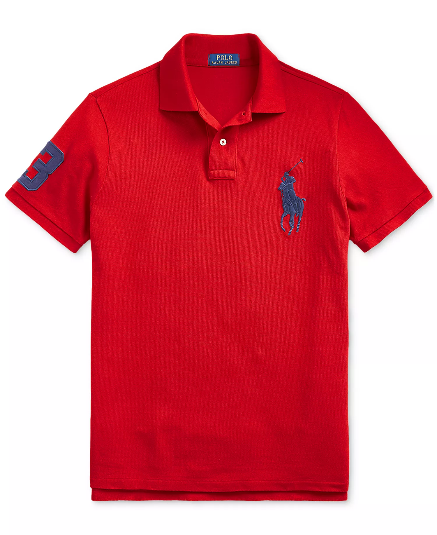 Men's Big Pony Custom Slim Fit Mesh Polo Ralph Lauren - Image 13