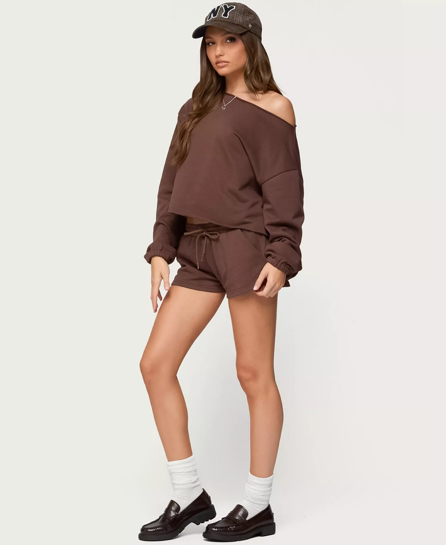 Edikted Women's Kordelia Off Shoulder Sweatshirt - Image 2