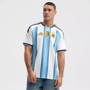 Adidas Men's White Argentina National Team FIFA x World Cup 2026 Home Replica Jersey