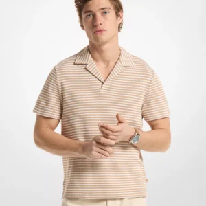 Men's Regular-Fit Striped Polo Shirt by Michael Kors