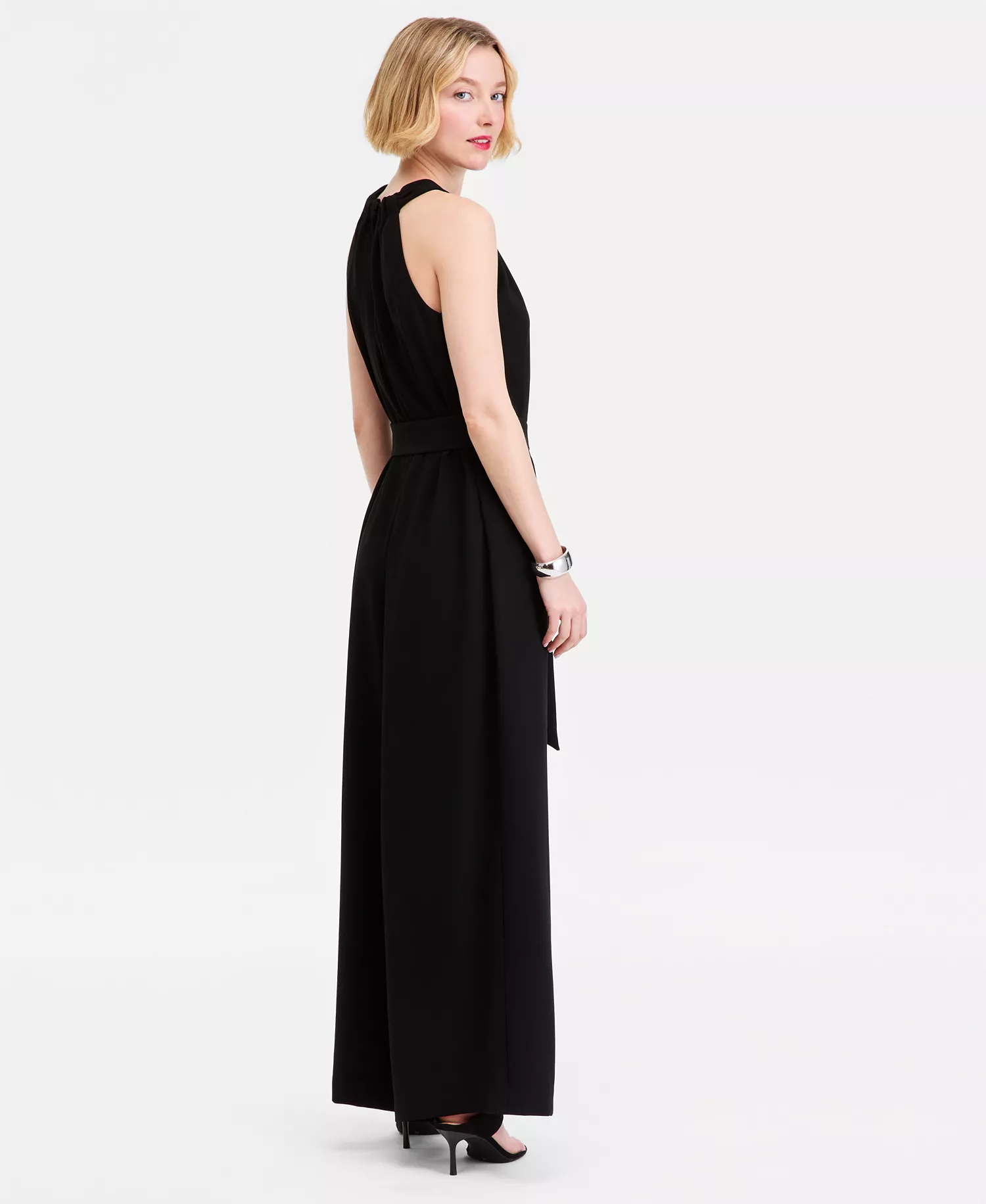 I.N.C. International Women's Halter-Neck Sleeveless Wide-Leg Jumpsuit - Image 6