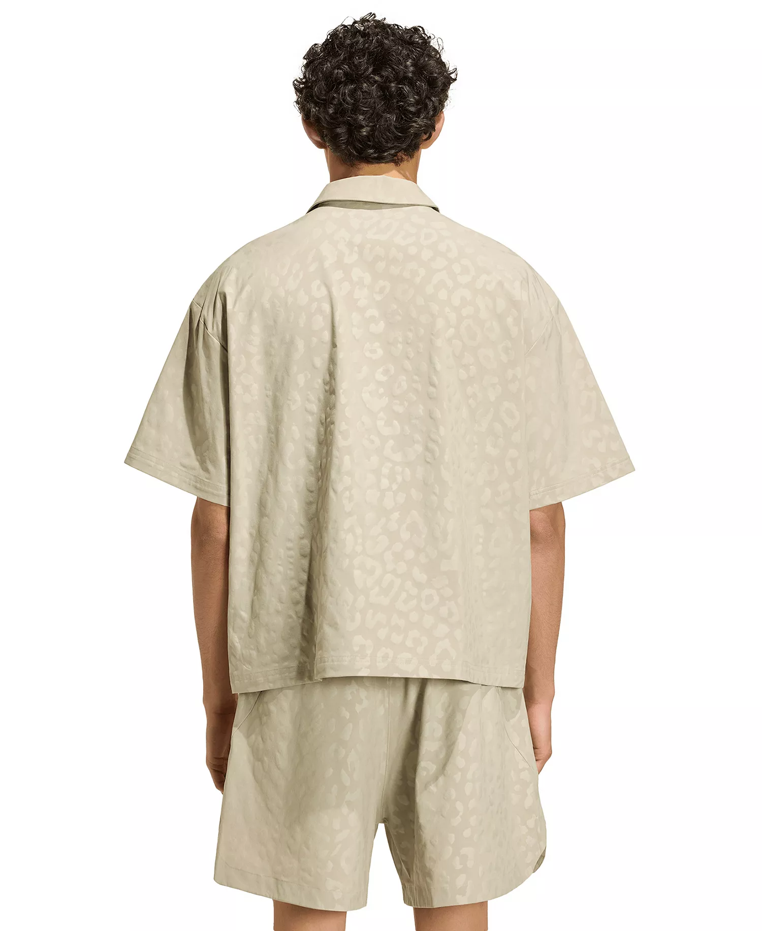 Adidas Men's Tech Leopard Short-Sleeve Shirt - Image 3
