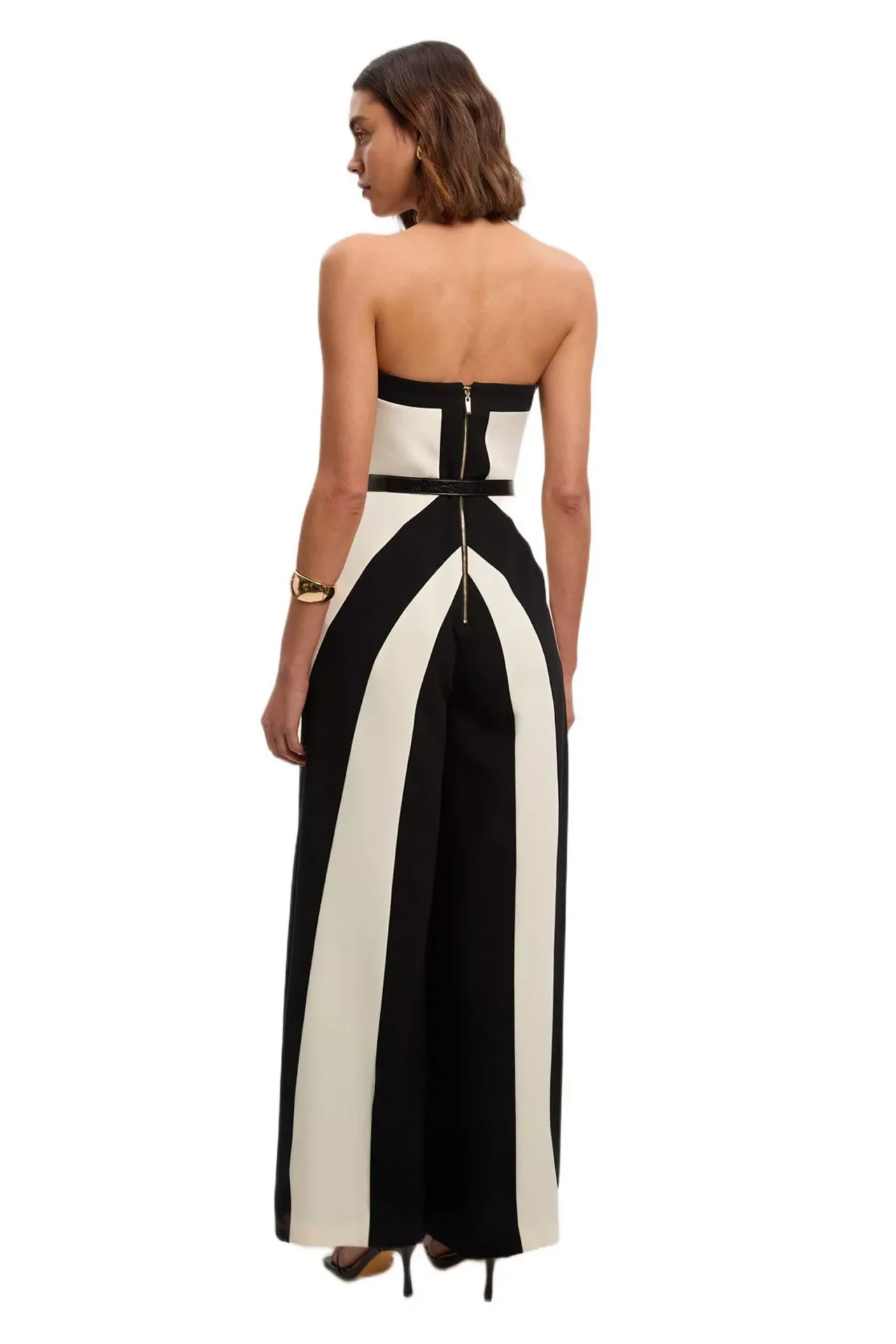 Karen Millen Women's Block Bandeau Jumpsuit - Image 3