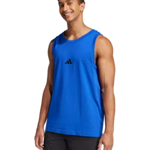 Men's Small Logo Regular-Fit Tank Top Adidas