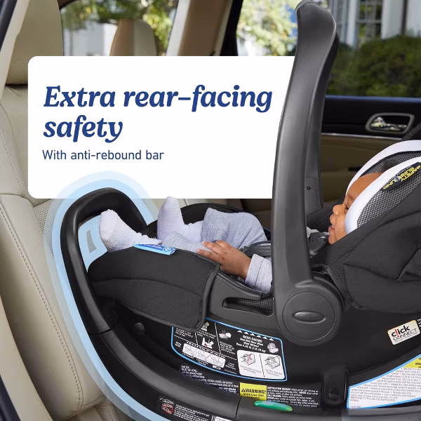 Graco SnugRide SnugFit DLX Infant Car Seat Featuring Safety Surround - Image 4