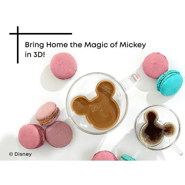 JoyJolt Disney Mickey Mouse 3D Espresso Cups - Set of 2 - Image 6