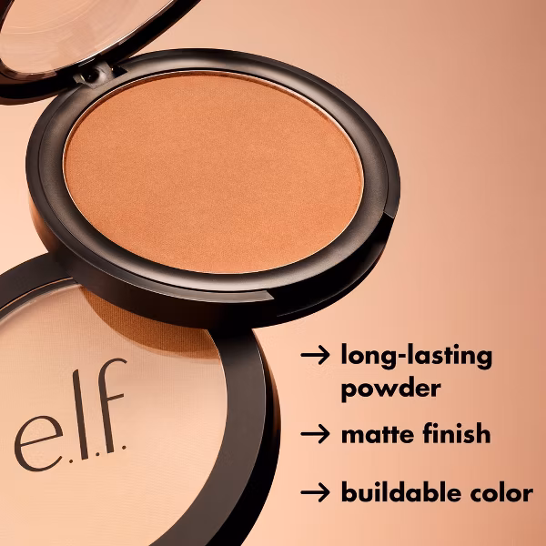 e.l.f. Primer-Infused Bronzer Forever Sunkissed - 0.35oz: Vegan, Paraben-Free, Hydroquinone-Free, Pressed Powder - Image 6