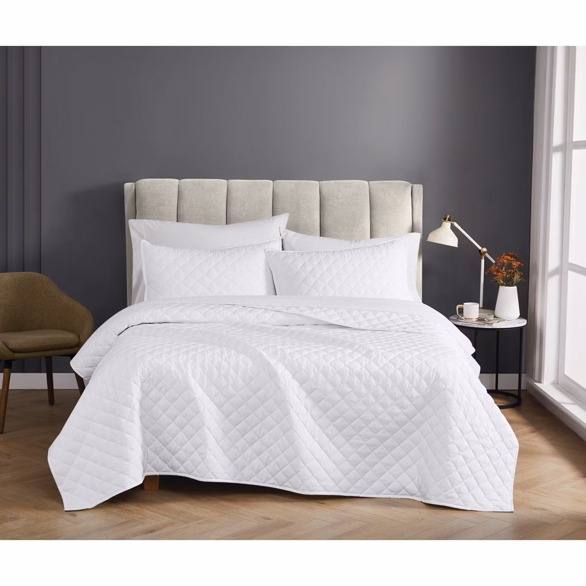 Cannon 3pc Full/Queen Percale Quilt Set - Image 23