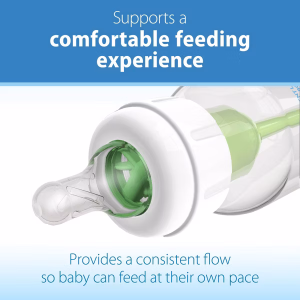 Dr. Brown's 4oz Anti-Colic Options+ Narrow Baby Bottle with Level 1 Slow Flow Nipple- 3pk - Image 10