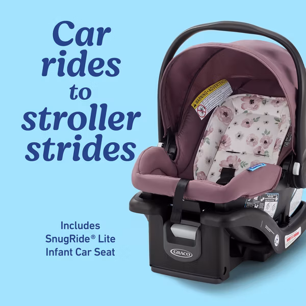 Graco Verb Click Connect Travel System with SnugRide Infant Car Seat - Image 3