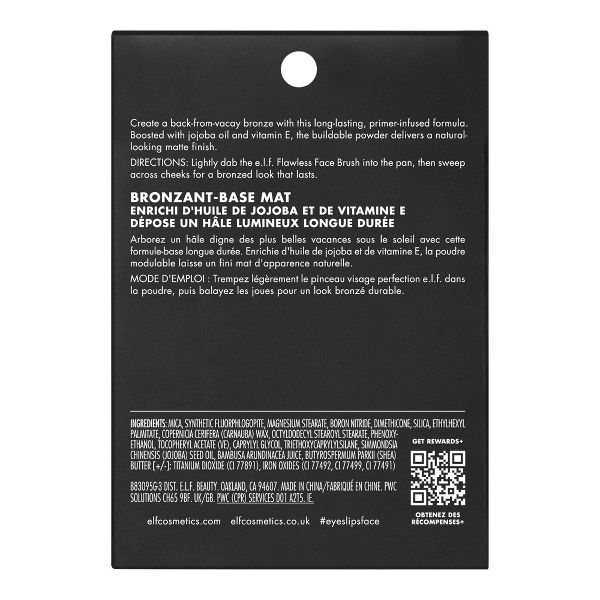 e.l.f. Primer-Infused Bronzer Forever Sunkissed - 0.35oz: Vegan, Paraben-Free, Hydroquinone-Free, Pressed Powder - Image 11