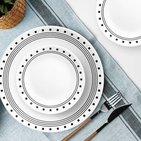 Corelle 16pc Vitrelle City Block Dinnerware Set - Image 2