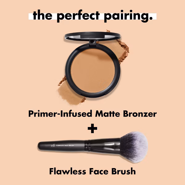 e.l.f. Primer-Infused Bronzer Forever Sunkissed - 0.35oz: Vegan, Paraben-Free, Hydroquinone-Free, Pressed Powder - Image 8