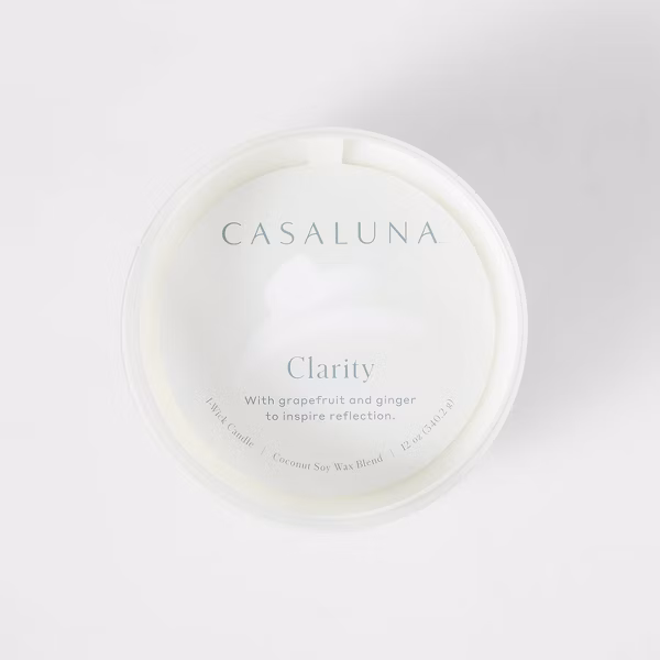 Casaluna™ - Reflection Salted Glass Wellness Jar Candle Pink 12oz - Image 11