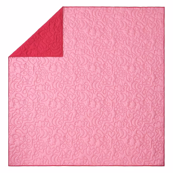 Prism Full/Queen Pink Icon Quilted Comforter - Image 6