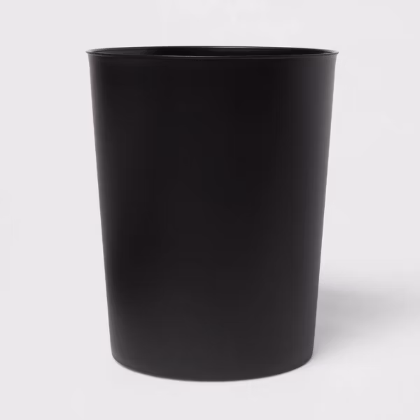 Room Essentials™- Bath Coordinates Bundle Black : Plastic Hand Washable, Includes Wastebasket & Soap Dispenser - Image 3