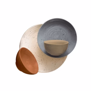 Sango - 16pc Stoneware Siterra Painter's Palette Dinnerware Set
