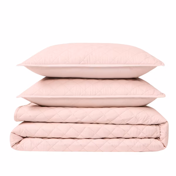 Cannon 3pc Full/Queen Percale Quilt Set - Image 12