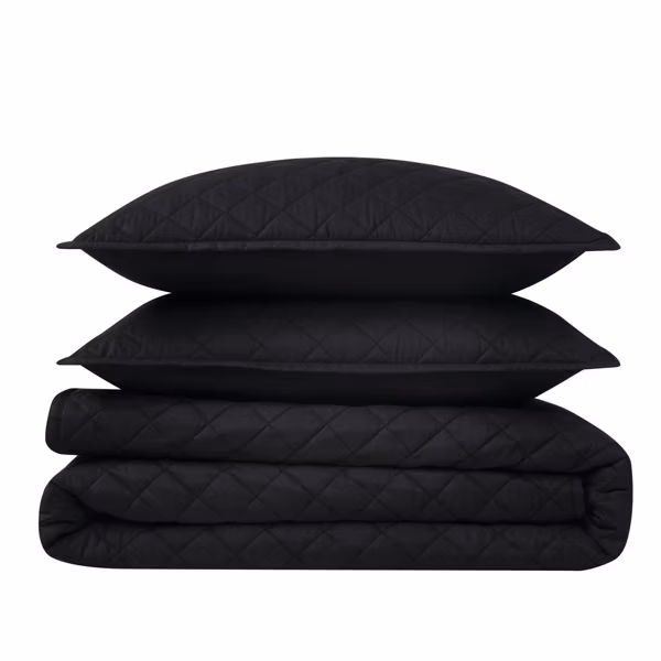 Cannon 3pc Full/Queen Percale Quilt Set - Image 9