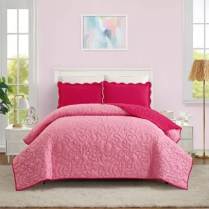 Prism Full/Queen Pink Icon Quilted Comforter