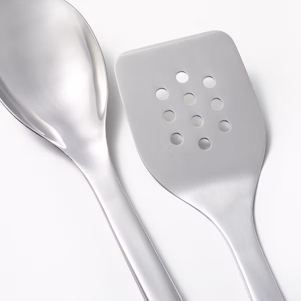 Figmint™-10pc Stainless Steel Kitchen Utensil Set Silver - Image 3