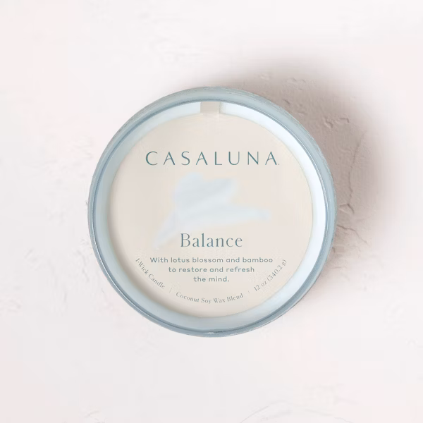 Casaluna™ - Reflection Salted Glass Wellness Jar Candle Pink 12oz - Image 4