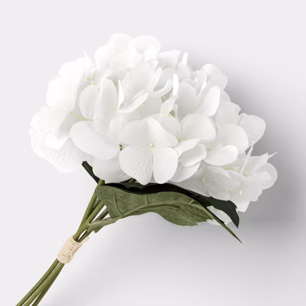 Room Essentials™ - Hydrangea Artificial Stem Bundle Cream - Image 3