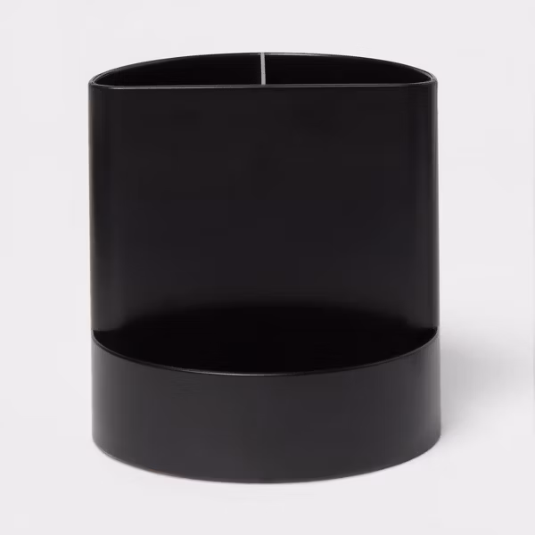 Room Essentials™- Bath Coordinates Bundle Black : Plastic Hand Washable, Includes Wastebasket & Soap Dispenser - Image 4