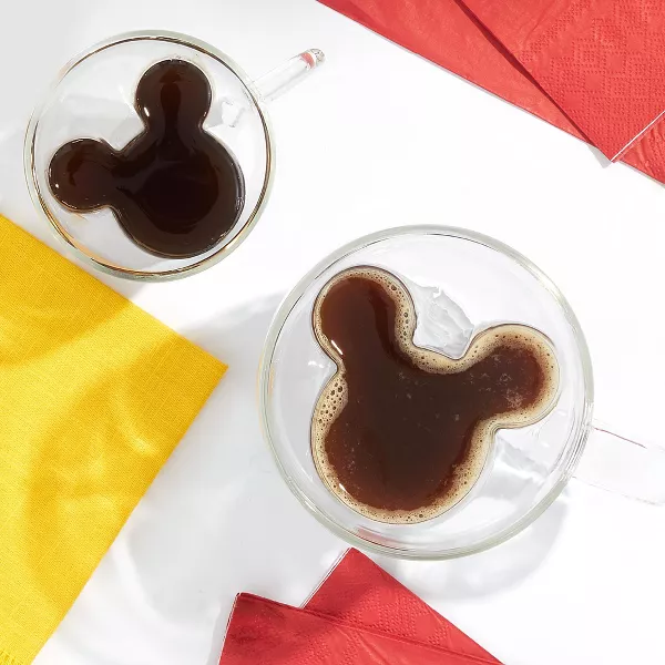 JoyJolt Disney Mickey Mouse 3D Espresso Cups - Set of 2 - Image 3