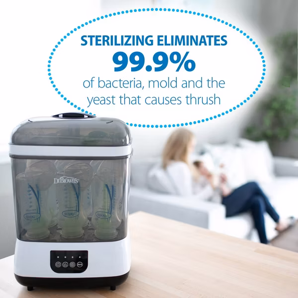 Dr. Brown's All-in-One Sterilizer & Dryer for Baby Bottles and Newborn Essentials - Image 8