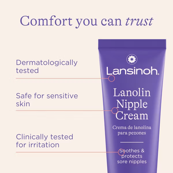 Lansinoh Lanolin Nipple Cream for Breastfeeding - 1.41oz - Image 5