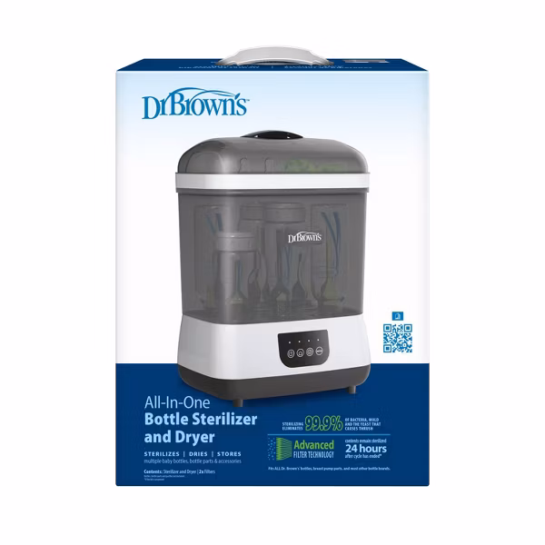 Dr. Brown's All-in-One Sterilizer & Dryer for Baby Bottles and Newborn Essentials - Image 2