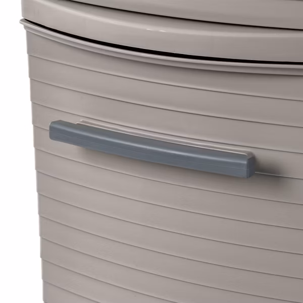 4 Drawer Skinny Tower Dark Gray - Brightroom™: Plastic Storage Drawers - Image 2