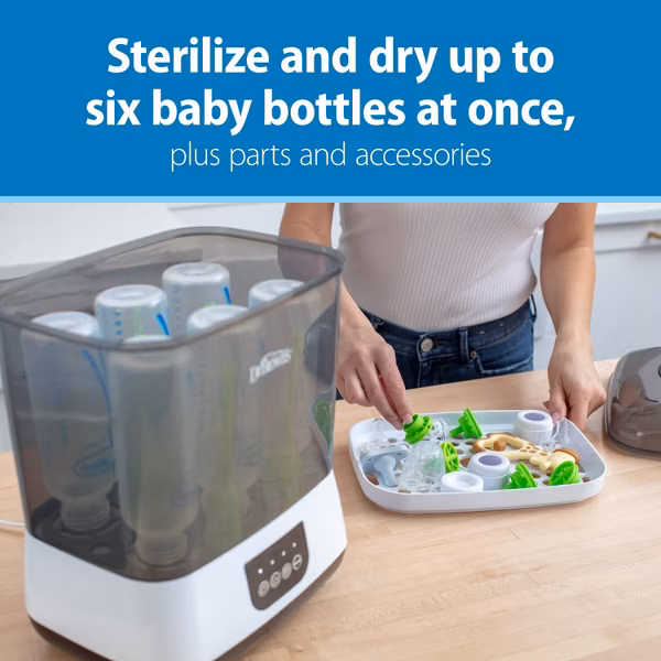 Dr. Brown's All-in-One Sterilizer & Dryer for Baby Bottles and Newborn Essentials - Image 3