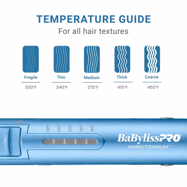 BaBylissPRO Nano Titanium 1" Ultra-Sleek Stainless Steel Styling Iron - Image 7