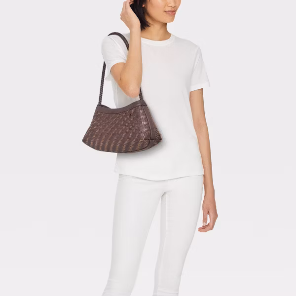 A New Day™ - Woven Shoulder Bag Brown - Image 2