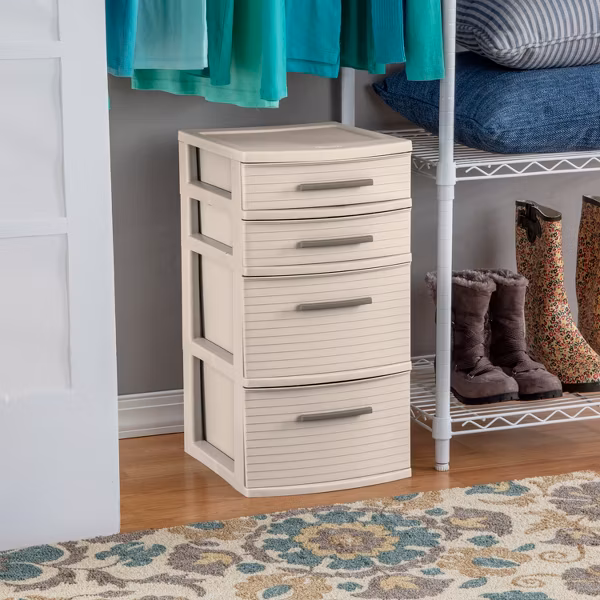 4 Drawer Medium Tower Snowfall White - Brightroom™ - Image 6
