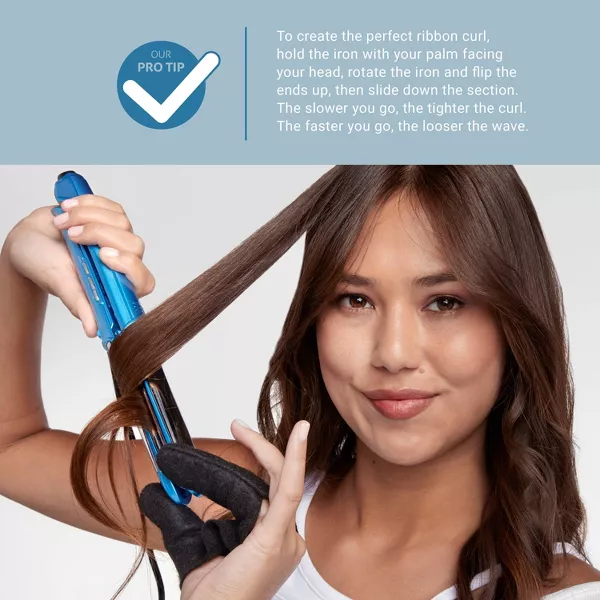 BaBylissPRO Nano Titanium 1" Ultra-Sleek Stainless Steel Styling Iron - Image 8