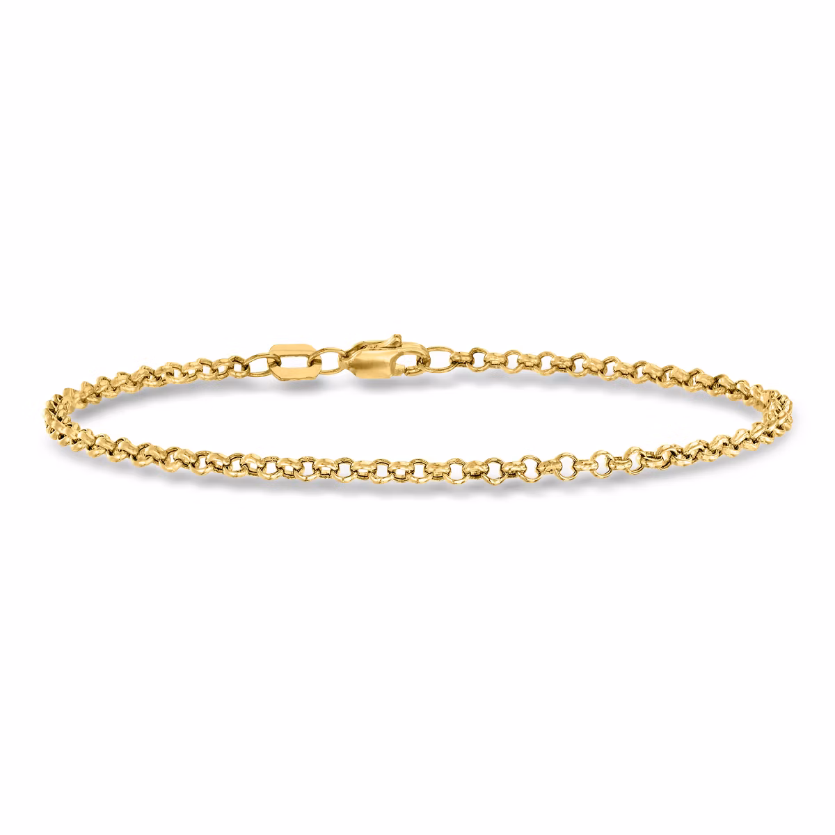 Pure Collection 14kt Yellow Gold Rolo Chain Bracelet Size 7 by Ross-Simons