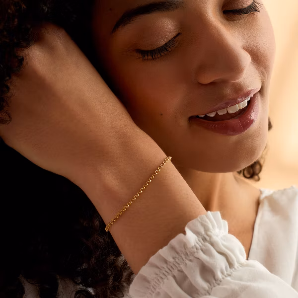 Pure Collection 14kt Yellow Gold Rolo Chain Bracelet Size 7 by Ross-Simons - Image 2