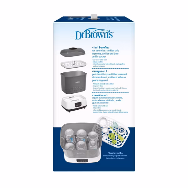Dr. Brown's All-in-One Sterilizer & Dryer for Baby Bottles and Newborn Essentials - Image 9