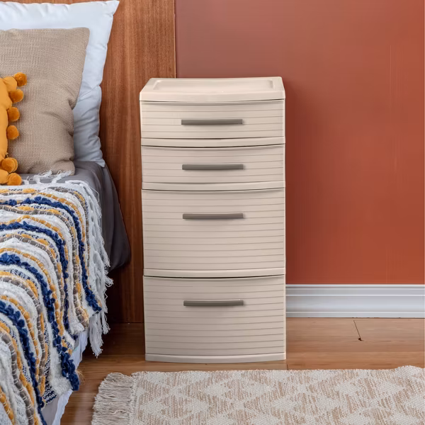 4 Drawer Medium Tower Snowfall White - Brightroom™ - Image 7